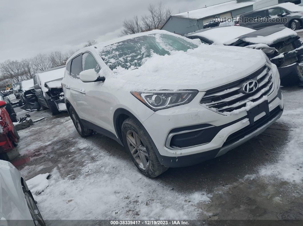 2018 Hyundai Santa Fe Sport 2.4l White vin: 5XYZT3LB3JG571703