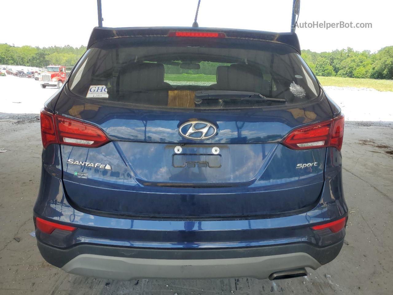 2018 Hyundai Santa Fe Sport  Blue vin: 5XYZT3LB3JG572964