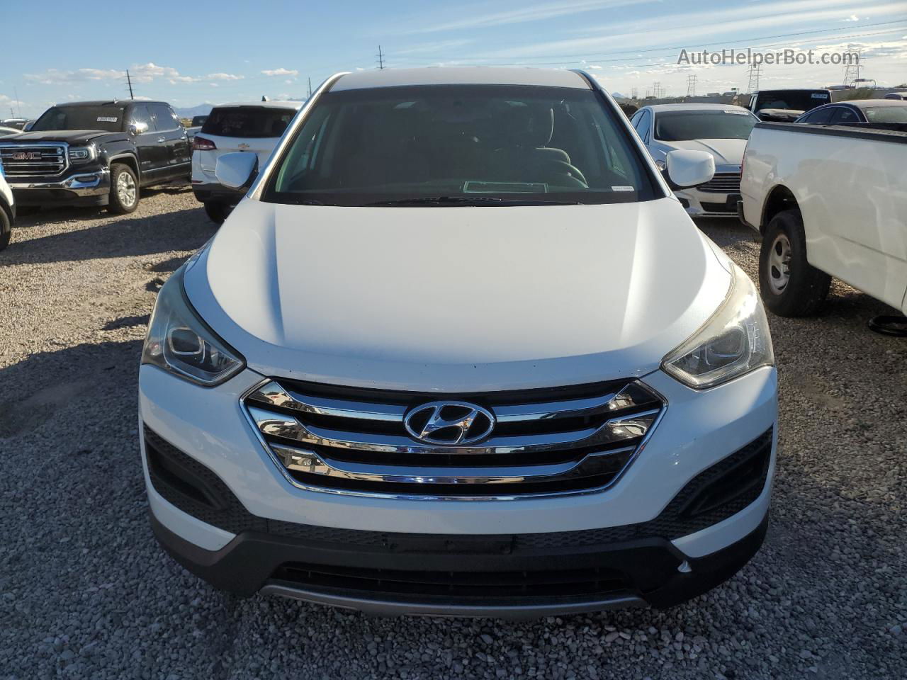 2014 Hyundai Santa Fe Sport  Белый vin: 5XYZT3LB4EG203374