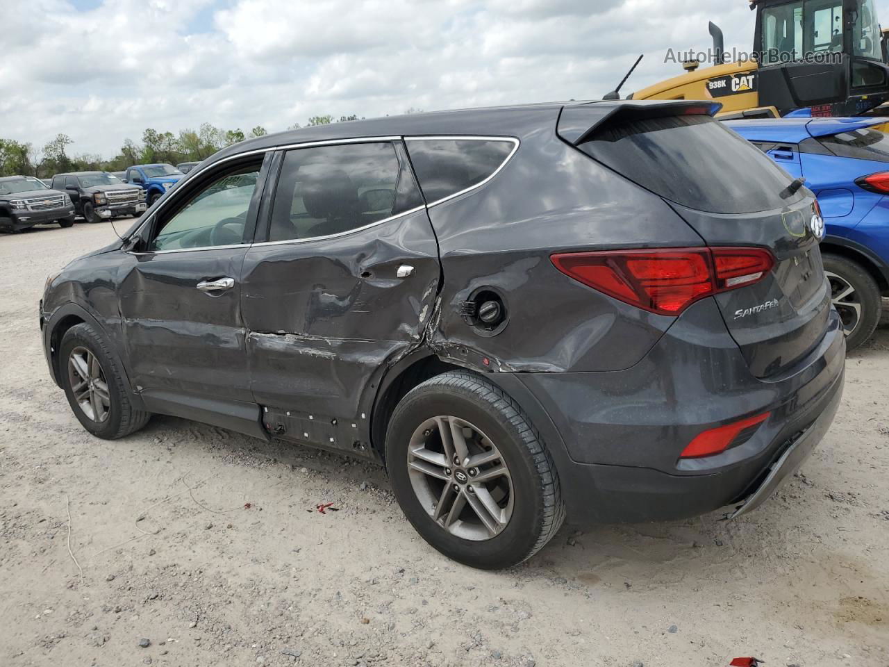 2018 Hyundai Santa Fe Sport  Серый vin: 5XYZT3LB4JG566803