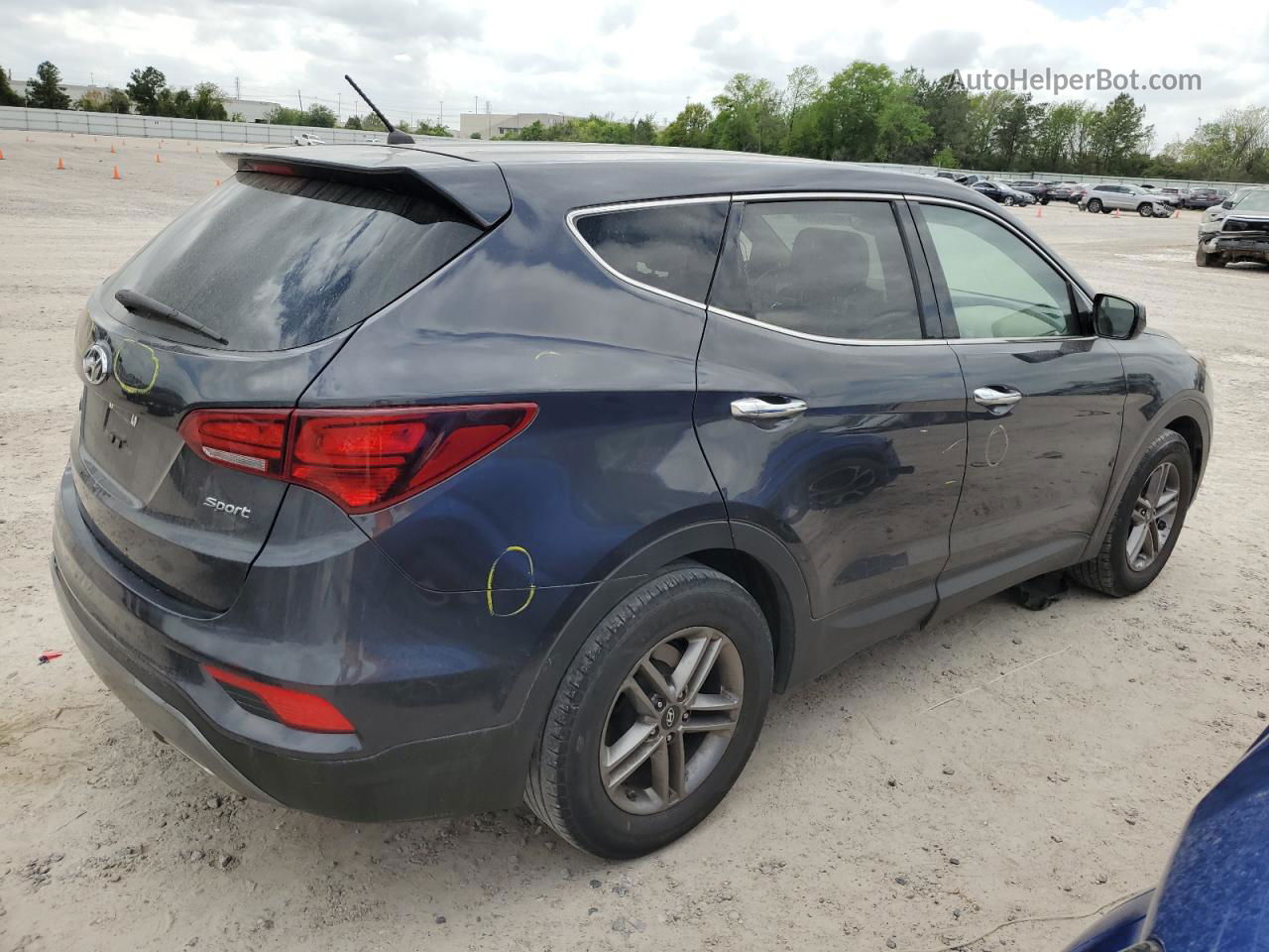 2018 Hyundai Santa Fe Sport  Серый vin: 5XYZT3LB4JG566803