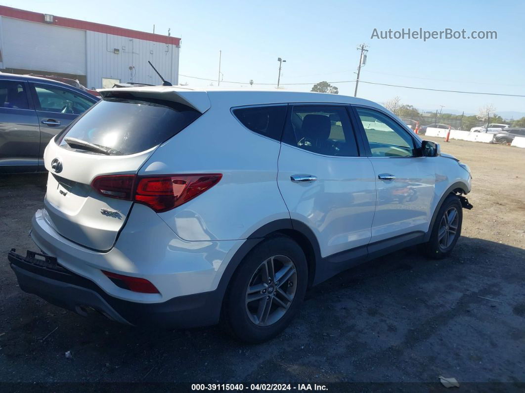 2018 Hyundai Santa Fe Sport 2.4l White vin: 5XYZT3LB4JG569538