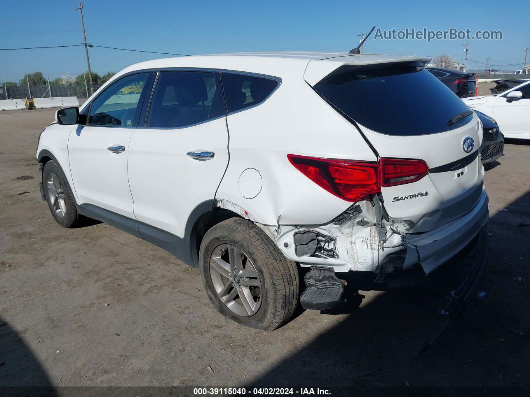 2018 Hyundai Santa Fe Sport 2.4l White vin: 5XYZT3LB4JG569538