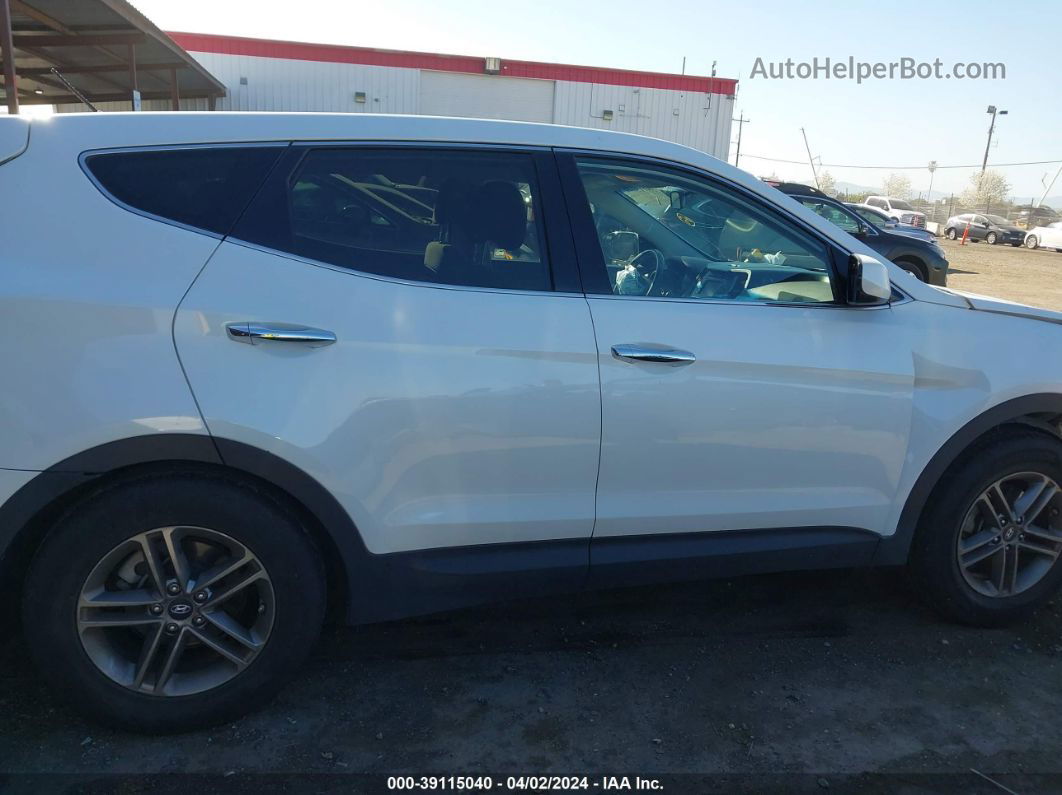 2018 Hyundai Santa Fe Sport 2.4l White vin: 5XYZT3LB4JG569538