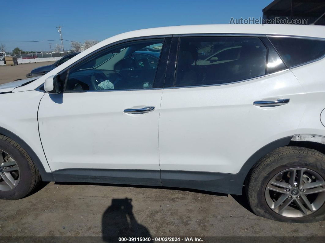 2018 Hyundai Santa Fe Sport 2.4l White vin: 5XYZT3LB4JG569538