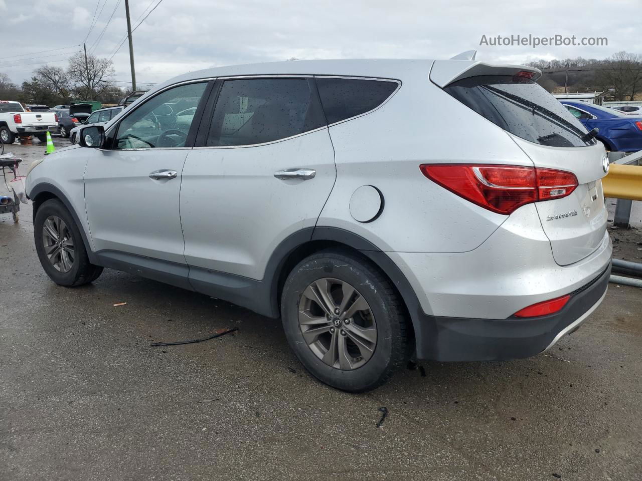 2013 Hyundai Santa Fe Sport  White vin: 5XYZT3LB5DG108952