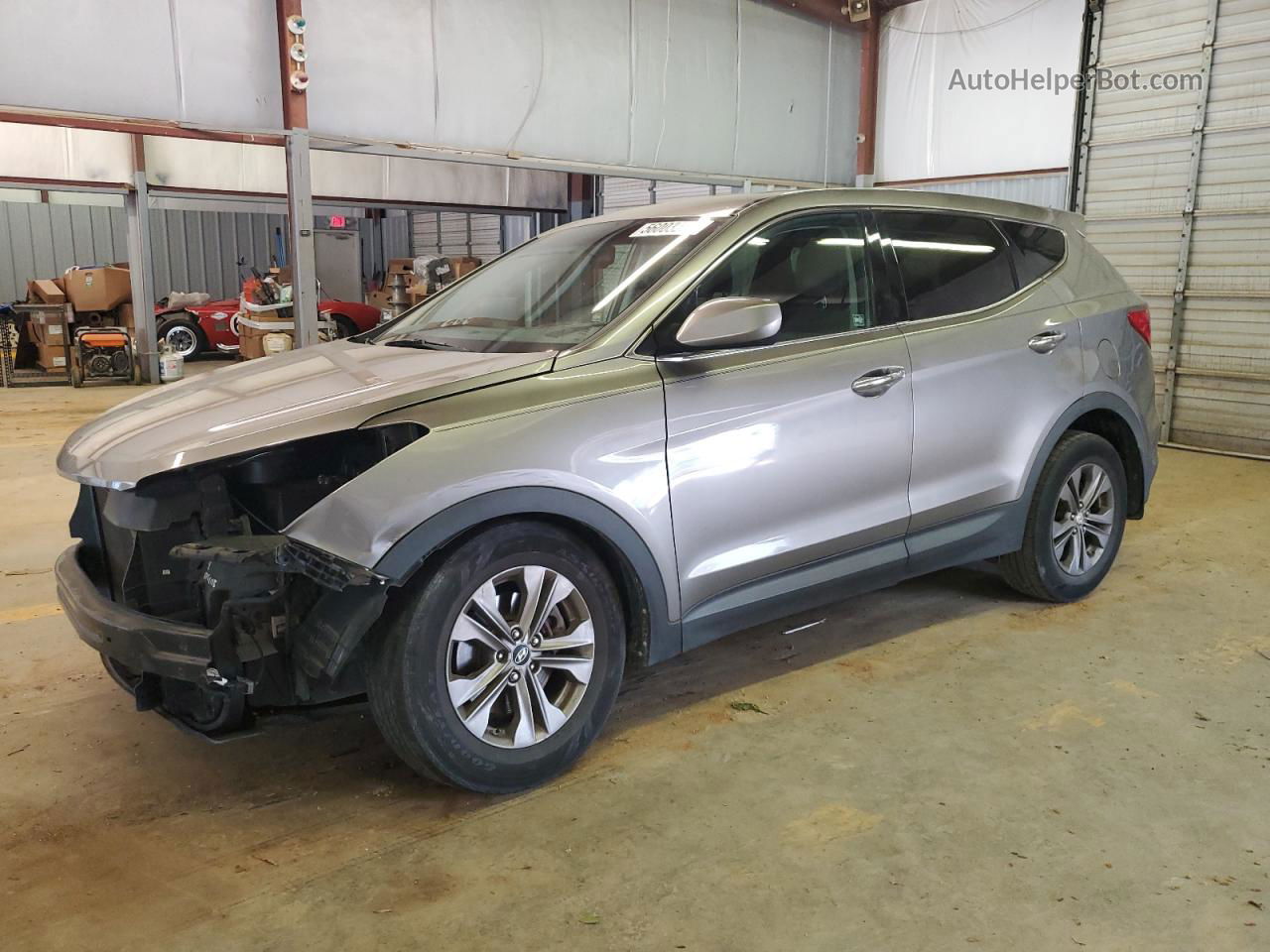 2013 Hyundai Santa Fe Sport  Gray vin: 5XYZT3LB5DG117313