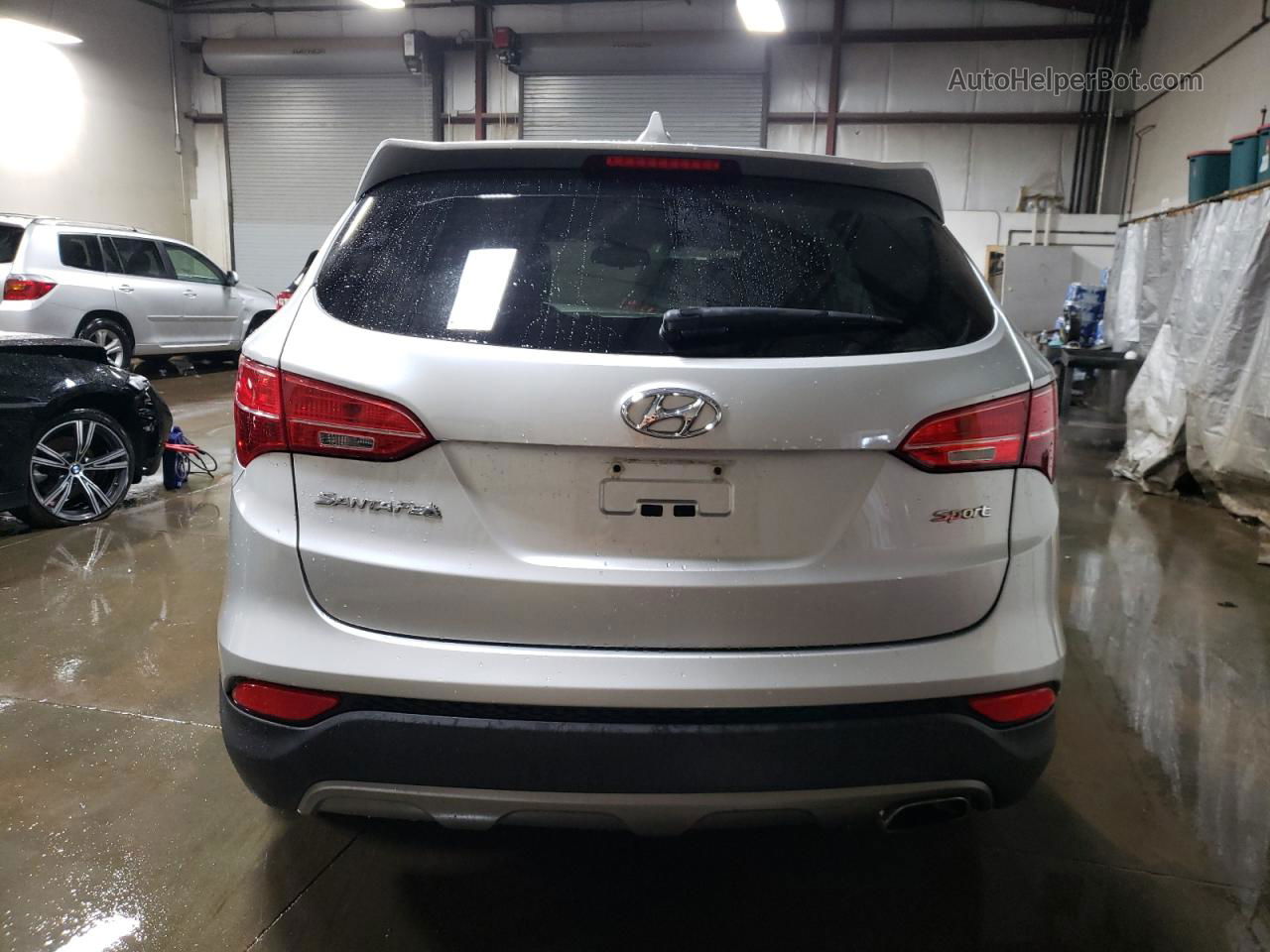 2014 Hyundai Santa Fe Sport  Silver vin: 5XYZT3LB5EG152080