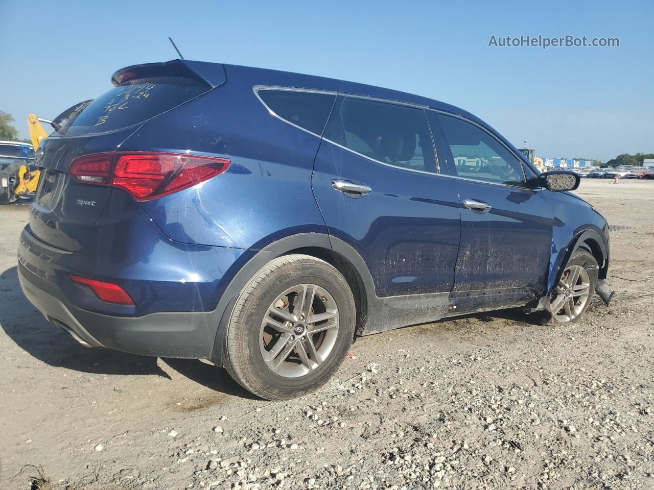 2018 Hyundai Santa Fe Sport  Blue vin: 5XYZT3LB5JG509316