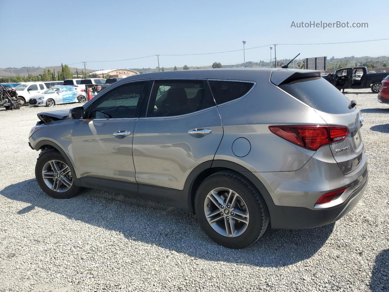 2018 Hyundai Santa Fe Sport  Gray vin: 5XYZT3LB5JG528030