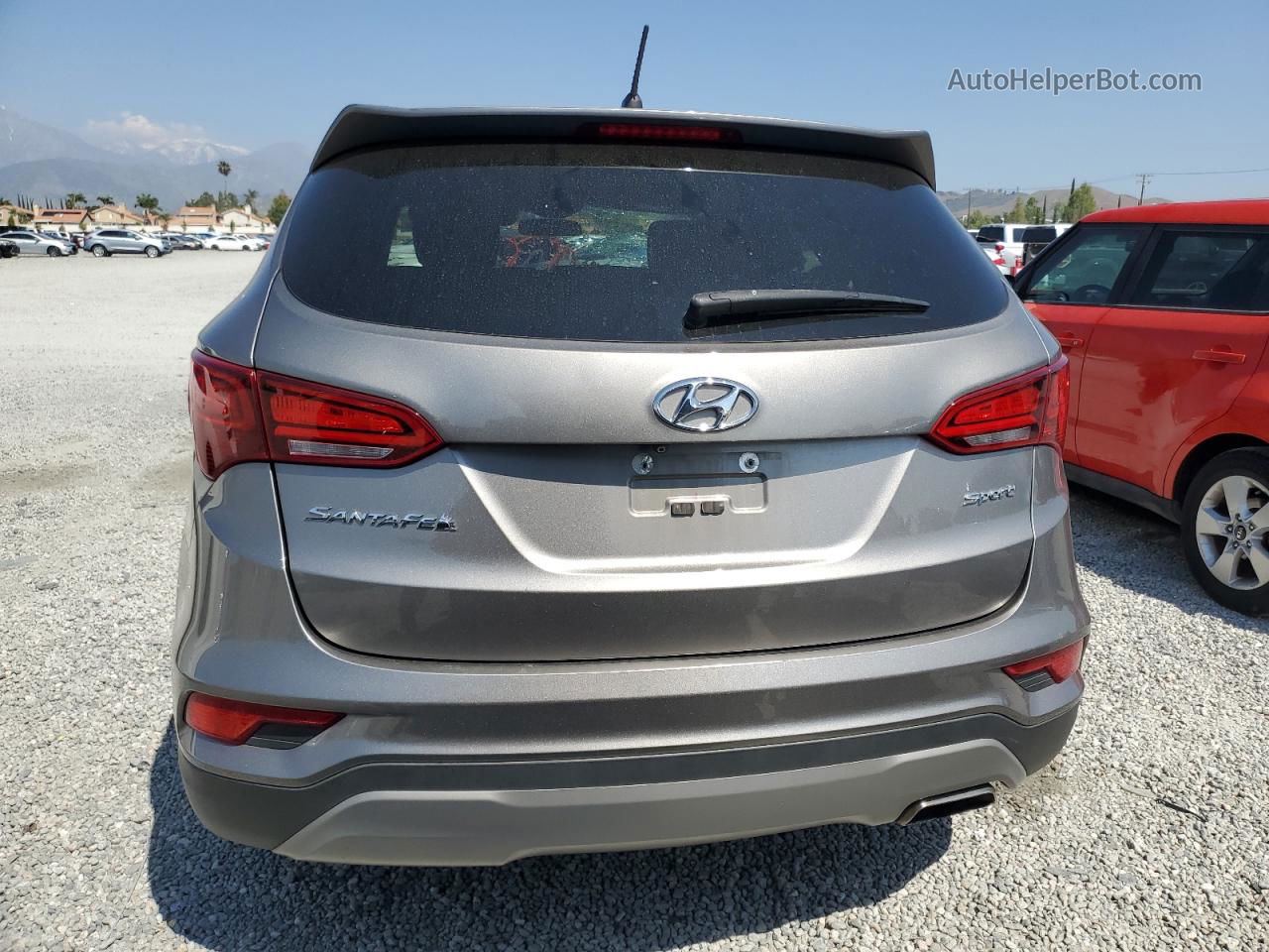 2018 Hyundai Santa Fe Sport  Gray vin: 5XYZT3LB5JG528030