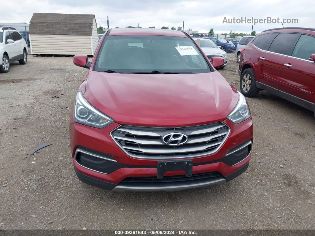 2018 Hyundai Santa Fe Sport 2.4l Темно-бордовый vin: 5XYZT3LB5JG530683