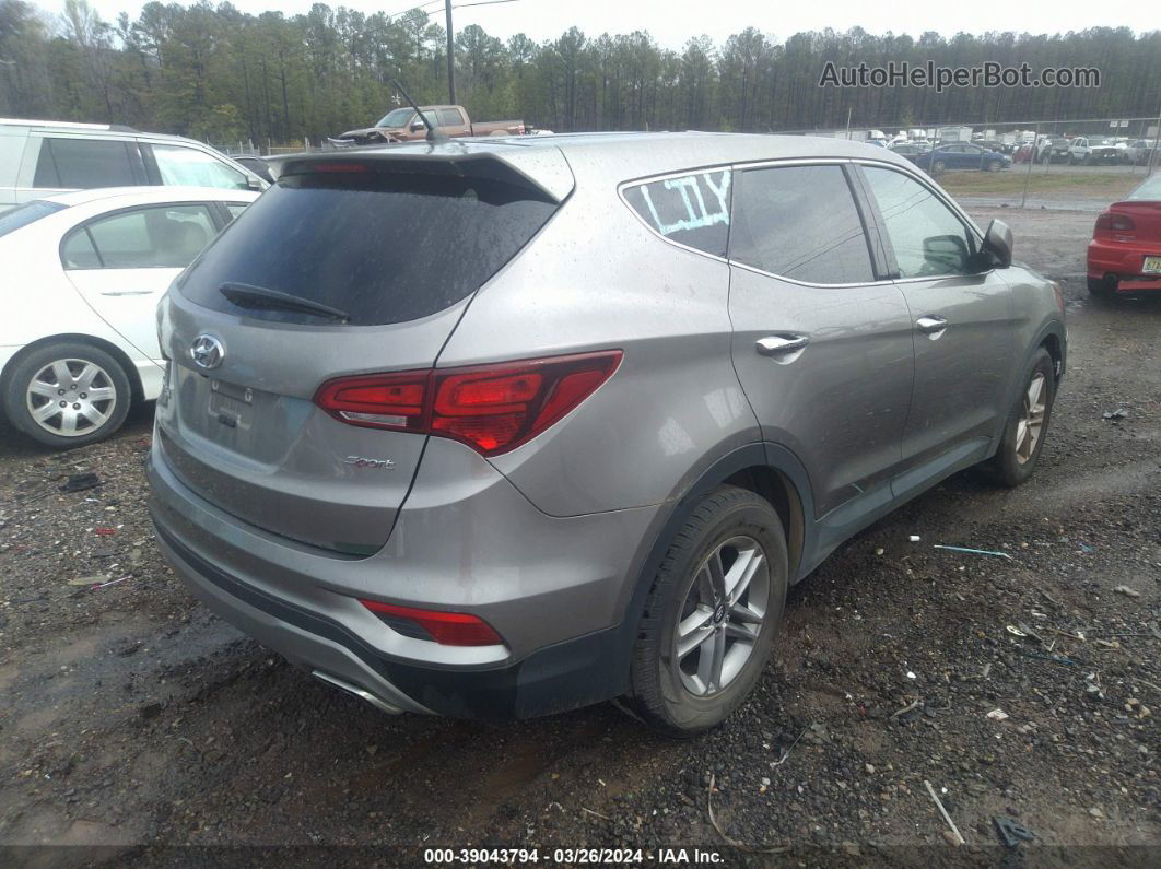 2018 Hyundai Santa Fe Sport   Серый vin: 5XYZT3LB5JG530845