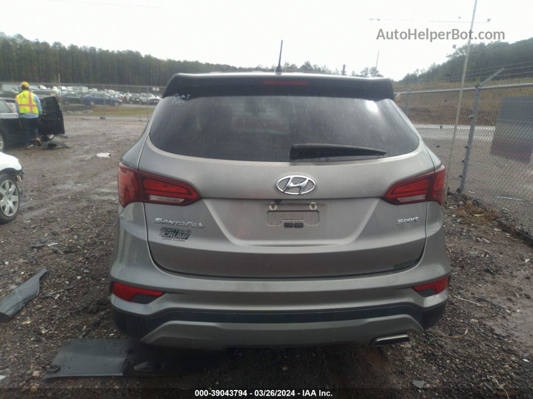 2018 Hyundai Santa Fe Sport   Серый vin: 5XYZT3LB5JG530845