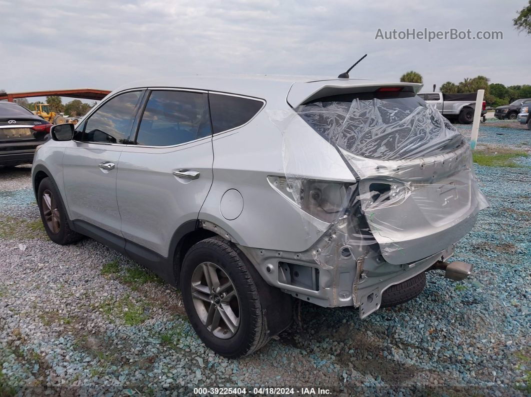 2018 Hyundai Santa Fe Sport 2.4l Silver vin: 5XYZT3LB5JG541439