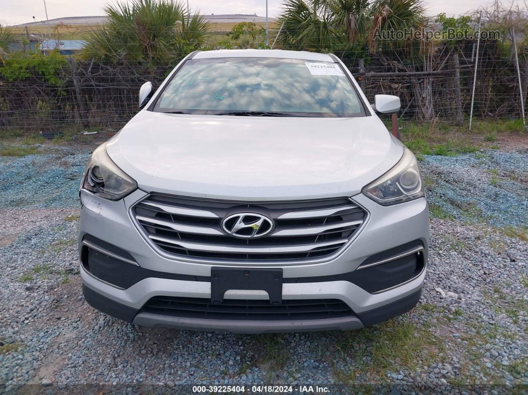 2018 Hyundai Santa Fe Sport 2.4l Silver vin: 5XYZT3LB5JG541439