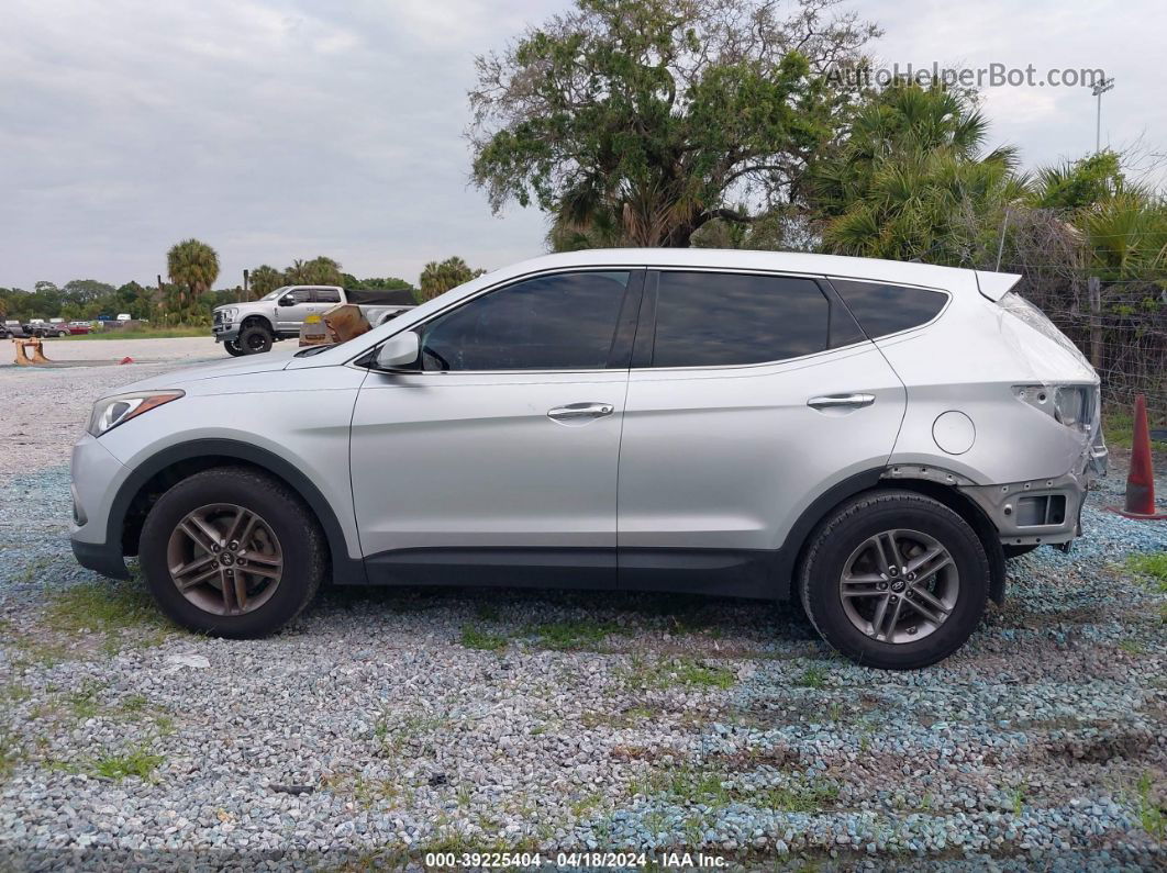 2018 Hyundai Santa Fe Sport 2.4l Silver vin: 5XYZT3LB5JG541439