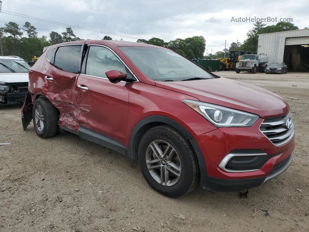 2018 Hyundai Santa Fe Sport  Red vin: 5XYZT3LB5JG559097