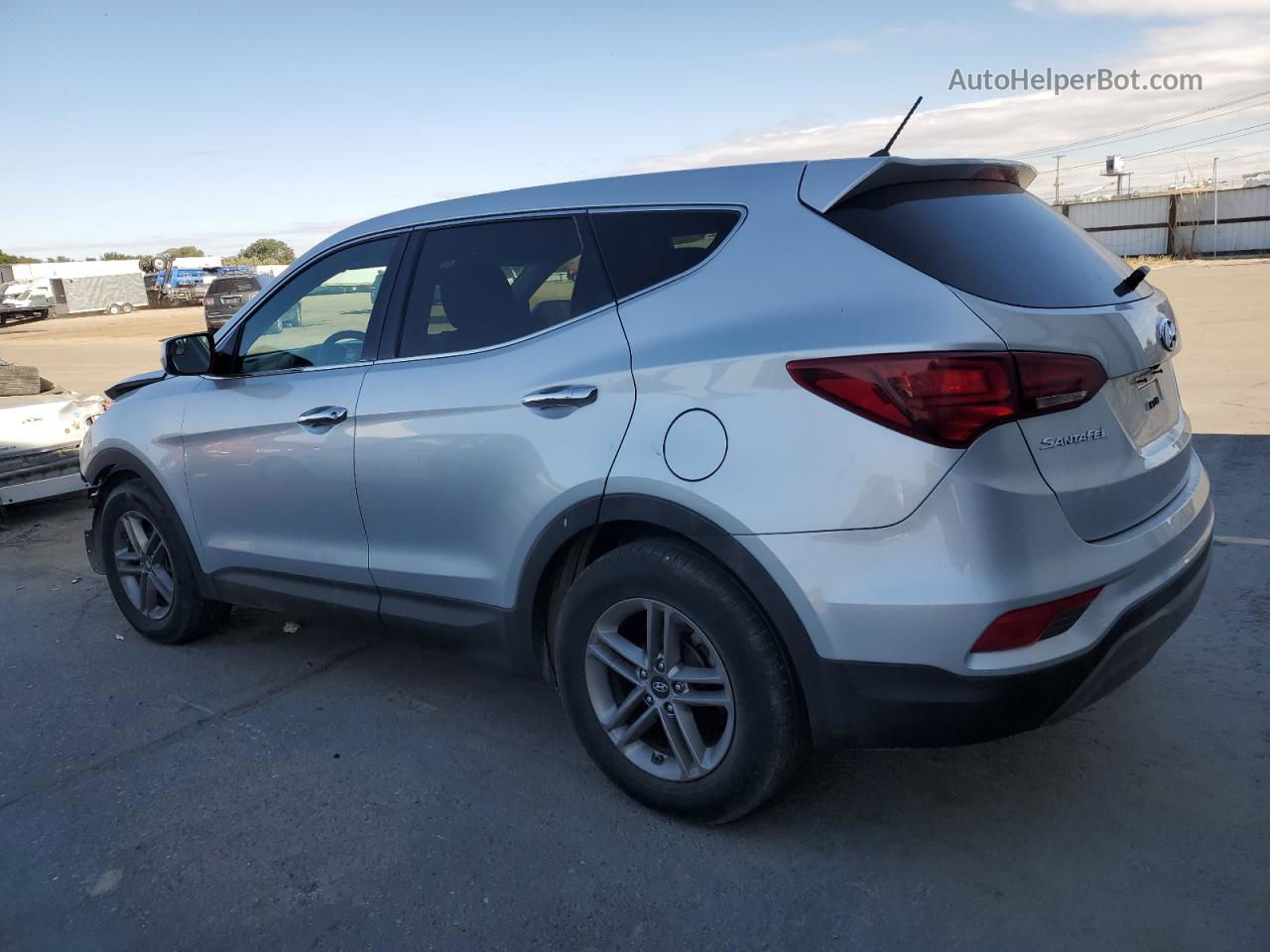 2018 Hyundai Santa Fe Sport  Silver vin: 5XYZT3LB5JG560797