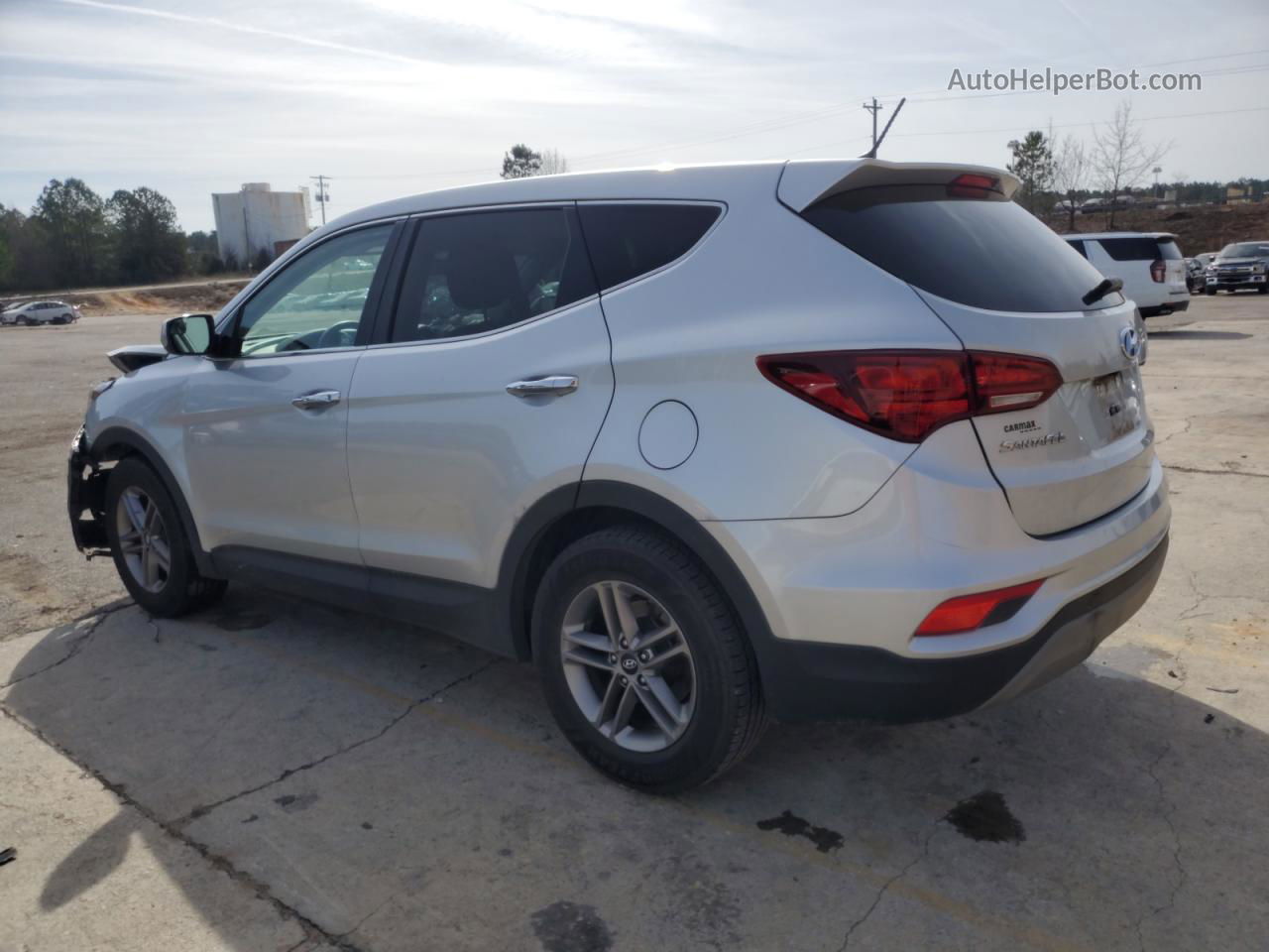 2018 Hyundai Santa Fe Sport  Серебряный vin: 5XYZT3LB5JG566227