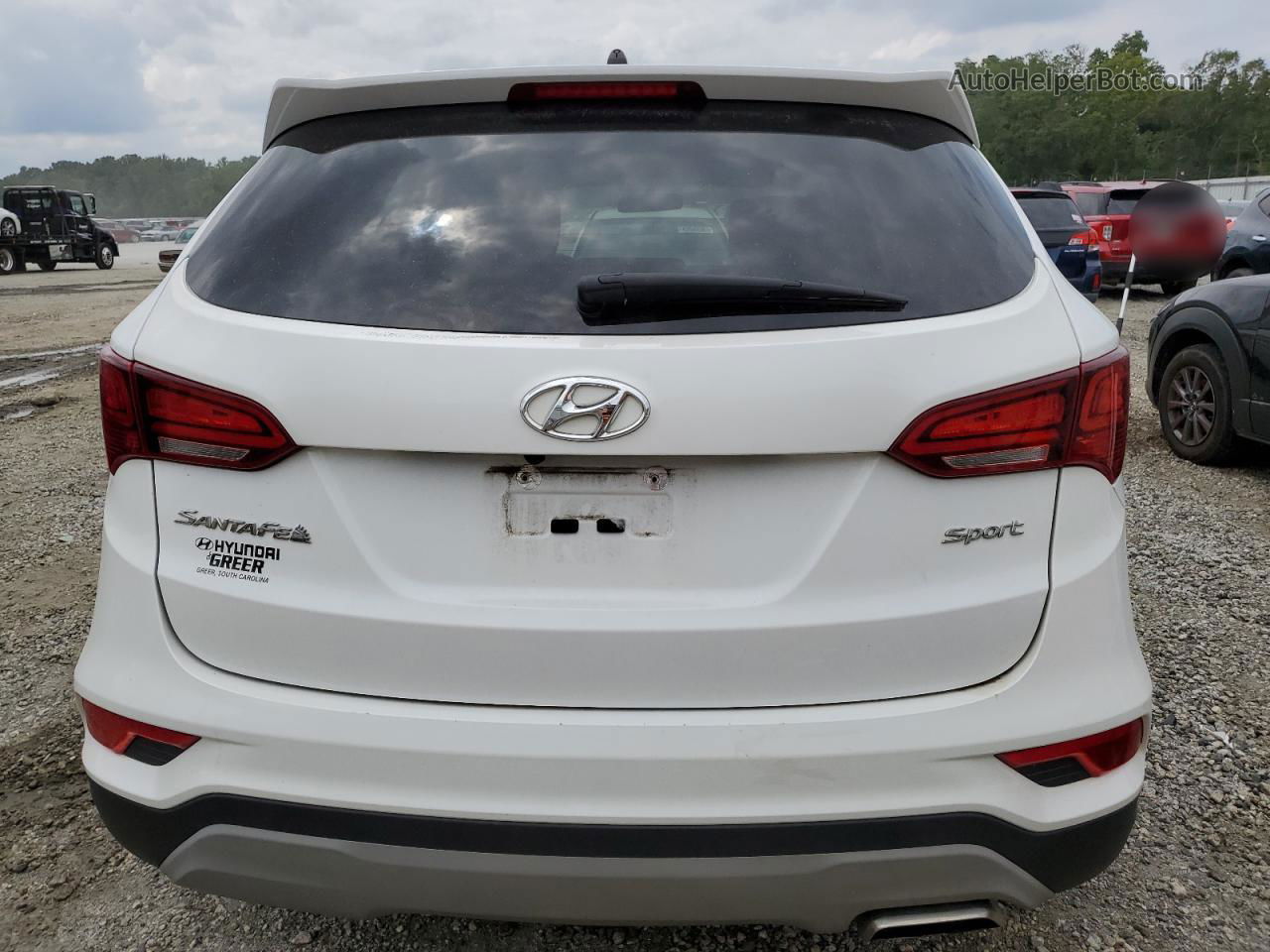 2018 Hyundai Santa Fe Sport  Белый vin: 5XYZT3LB5JG566308