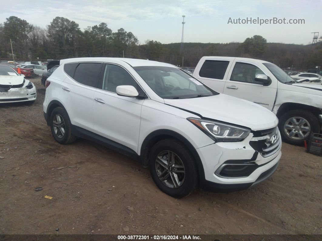 2018 Hyundai Santa Fe Sport 2.4l White vin: 5XYZT3LB5JG569256