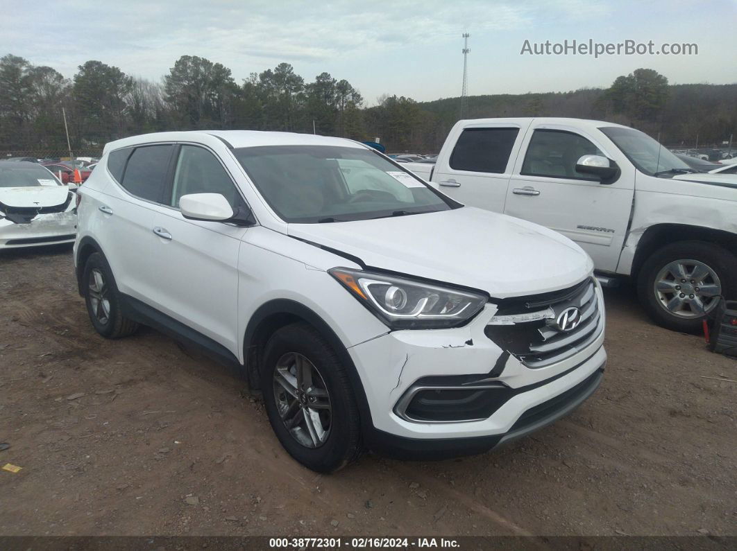 2018 Hyundai Santa Fe Sport 2.4l White vin: 5XYZT3LB5JG569256