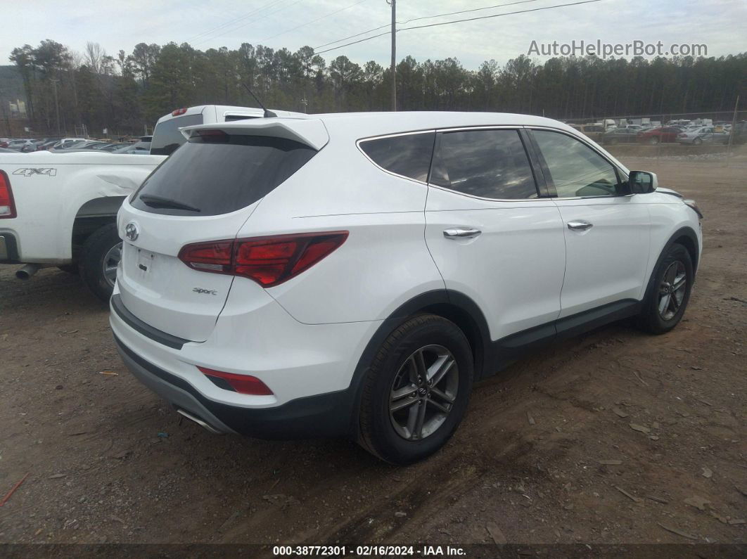 2018 Hyundai Santa Fe Sport 2.4l White vin: 5XYZT3LB5JG569256