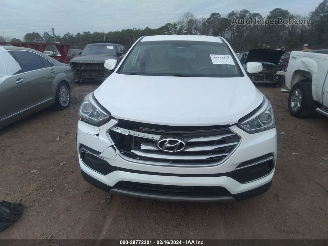 2018 Hyundai Santa Fe Sport 2.4l White vin: 5XYZT3LB5JG569256