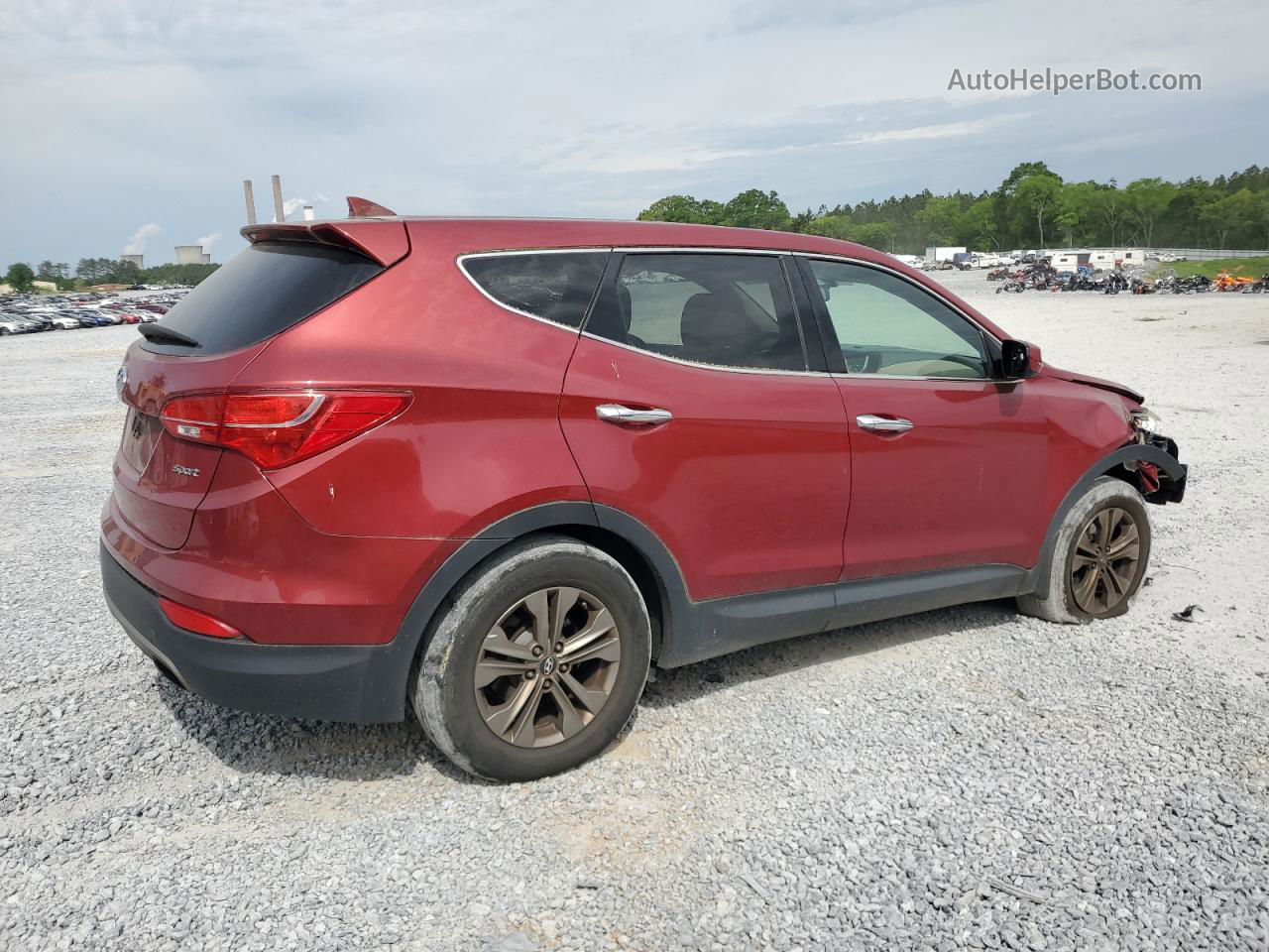 2014 Hyundai Santa Fe Sport  Red vin: 5XYZT3LB6EG166070