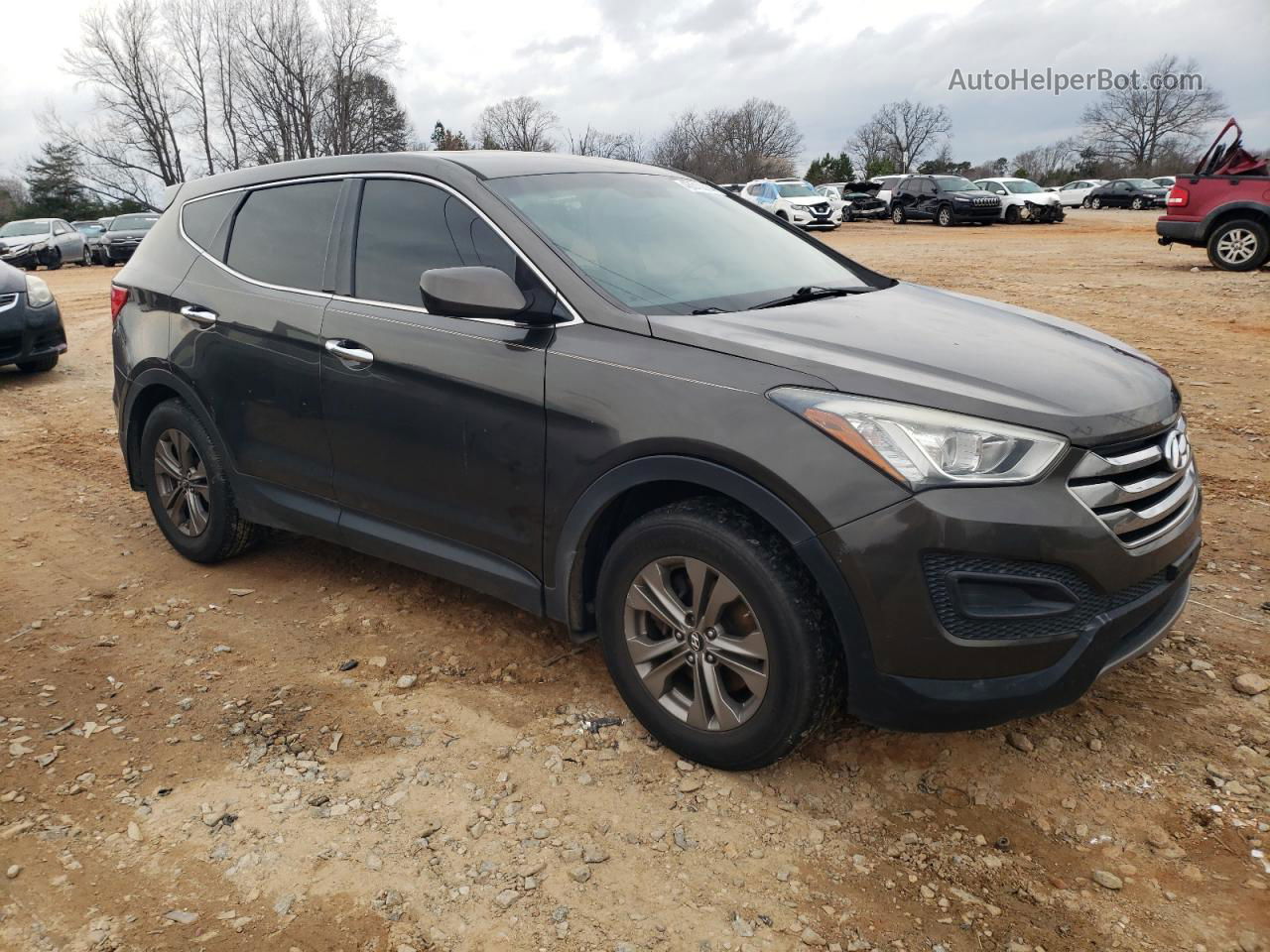 2014 Hyundai Santa Fe Sport  Gray vin: 5XYZT3LB6EG222959