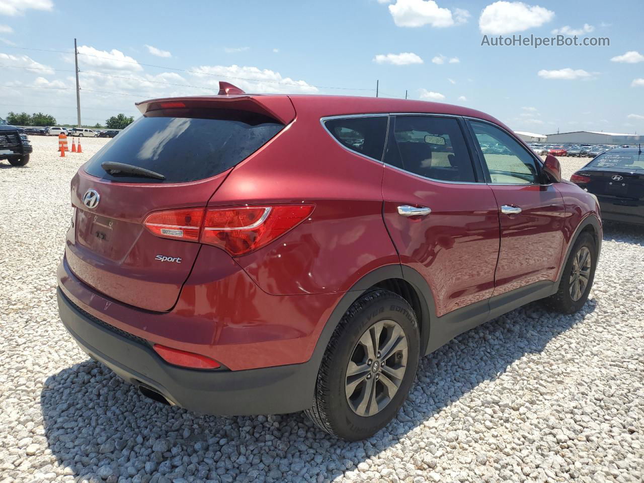 2015 Hyundai Santa Fe Sport  Red vin: 5XYZT3LB6FG261522