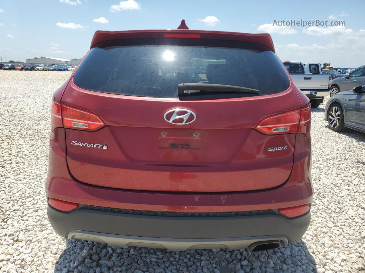 2015 Hyundai Santa Fe Sport  Red vin: 5XYZT3LB6FG261522