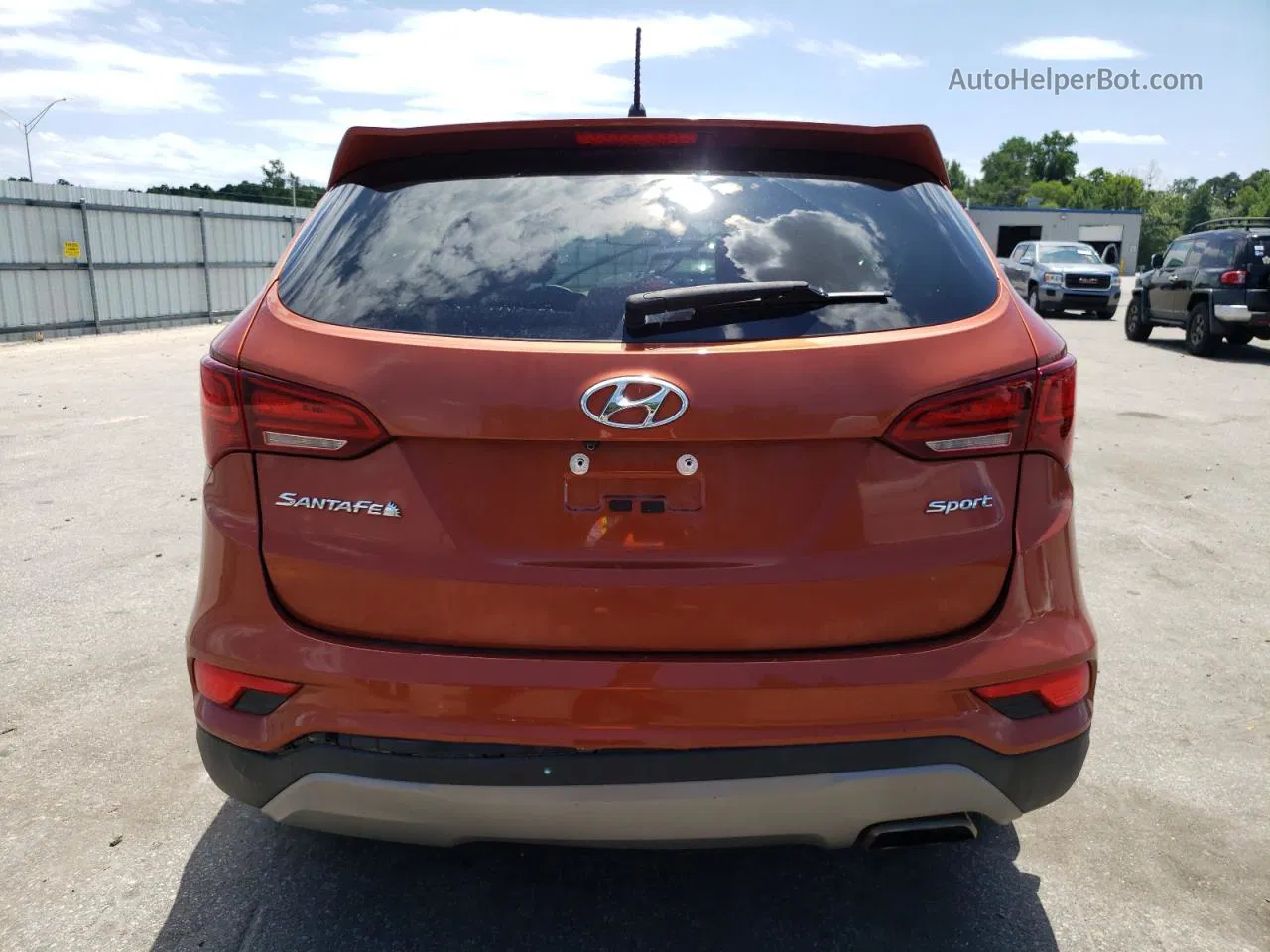 2018 Hyundai Santa Fe Sport  Orange vin: 5XYZT3LB6JG508787