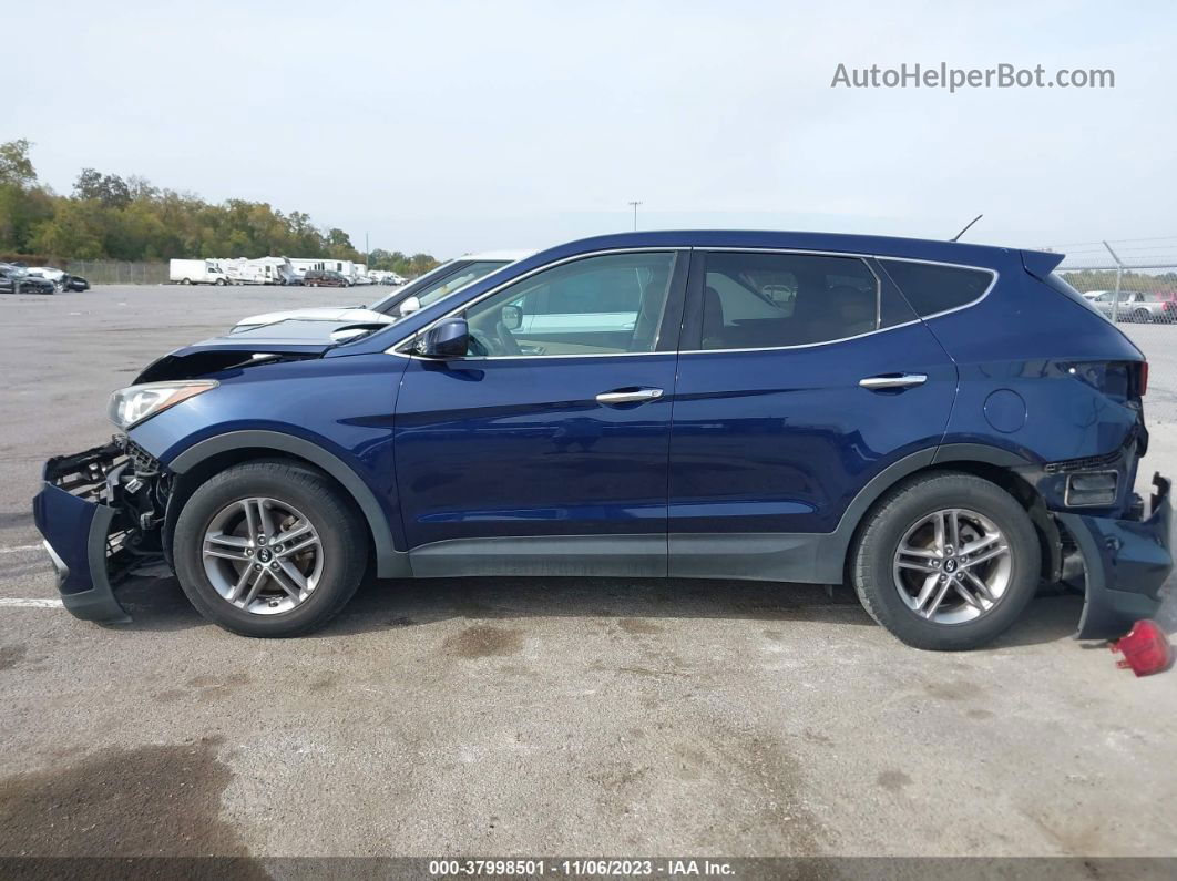 2018 Hyundai Santa Fe Sport 2.4l Blue vin: 5XYZT3LB6JG531843