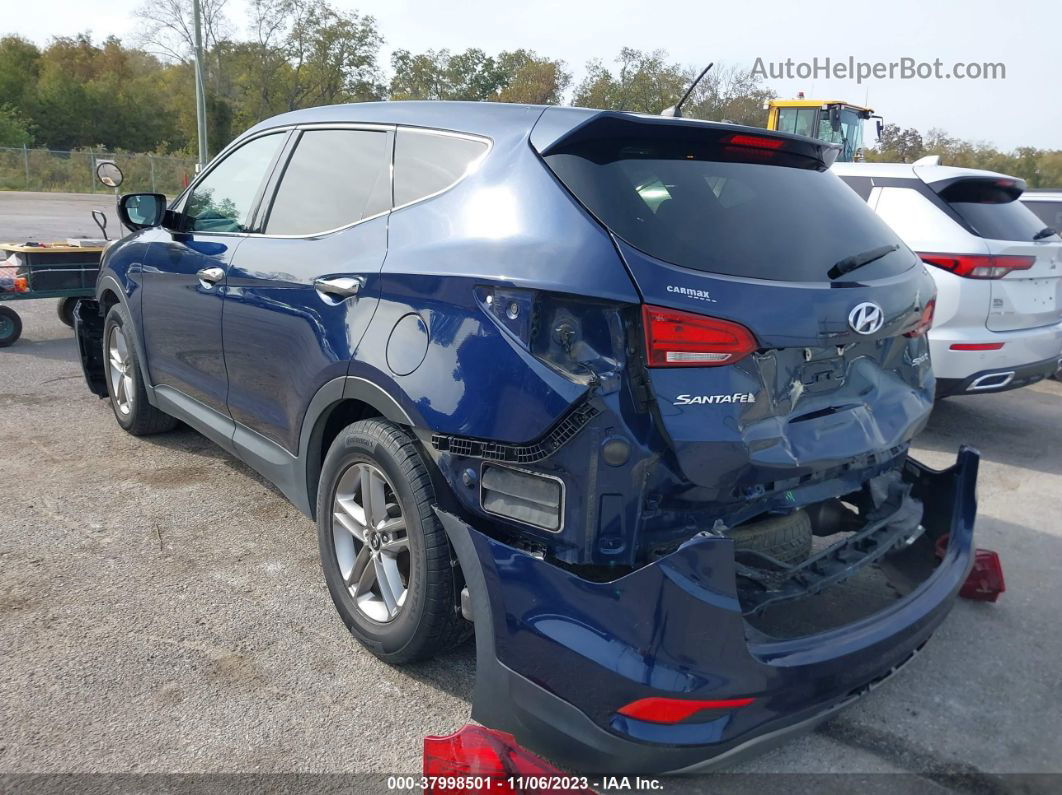 2018 Hyundai Santa Fe Sport 2.4l Blue vin: 5XYZT3LB6JG531843