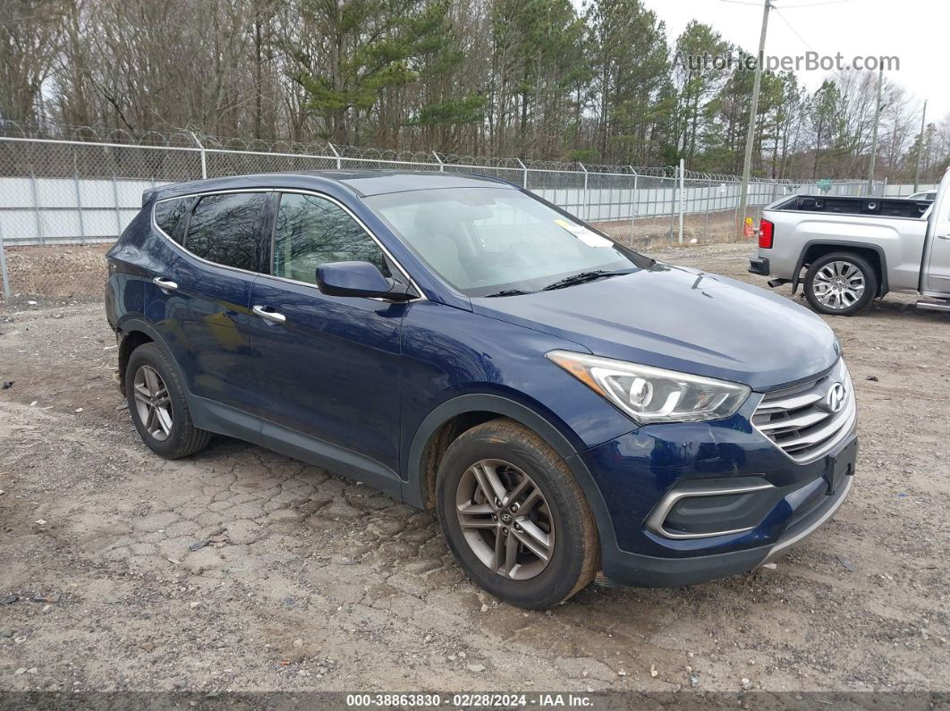 2018 Hyundai Santa Fe Sport 2.4l Blue vin: 5XYZT3LB6JG535746