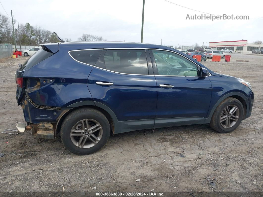 2018 Hyundai Santa Fe Sport 2.4l Blue vin: 5XYZT3LB6JG535746