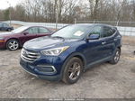 2018 Hyundai Santa Fe Sport 2.4l Blue vin: 5XYZT3LB6JG535746