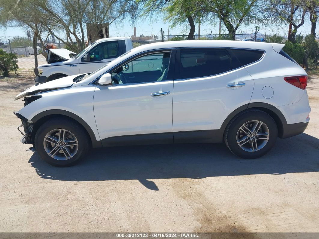 2018 Hyundai Santa Fe Sport 2.4l White vin: 5XYZT3LB6JG538579