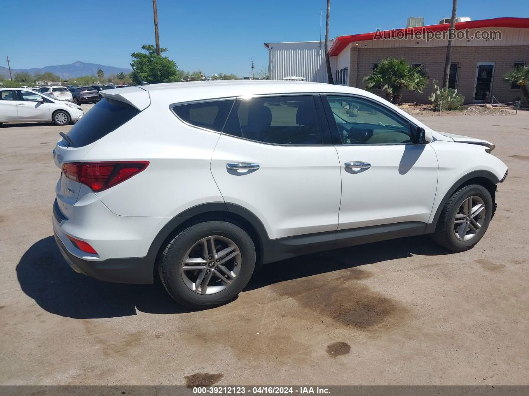 2018 Hyundai Santa Fe Sport 2.4l White vin: 5XYZT3LB6JG538579