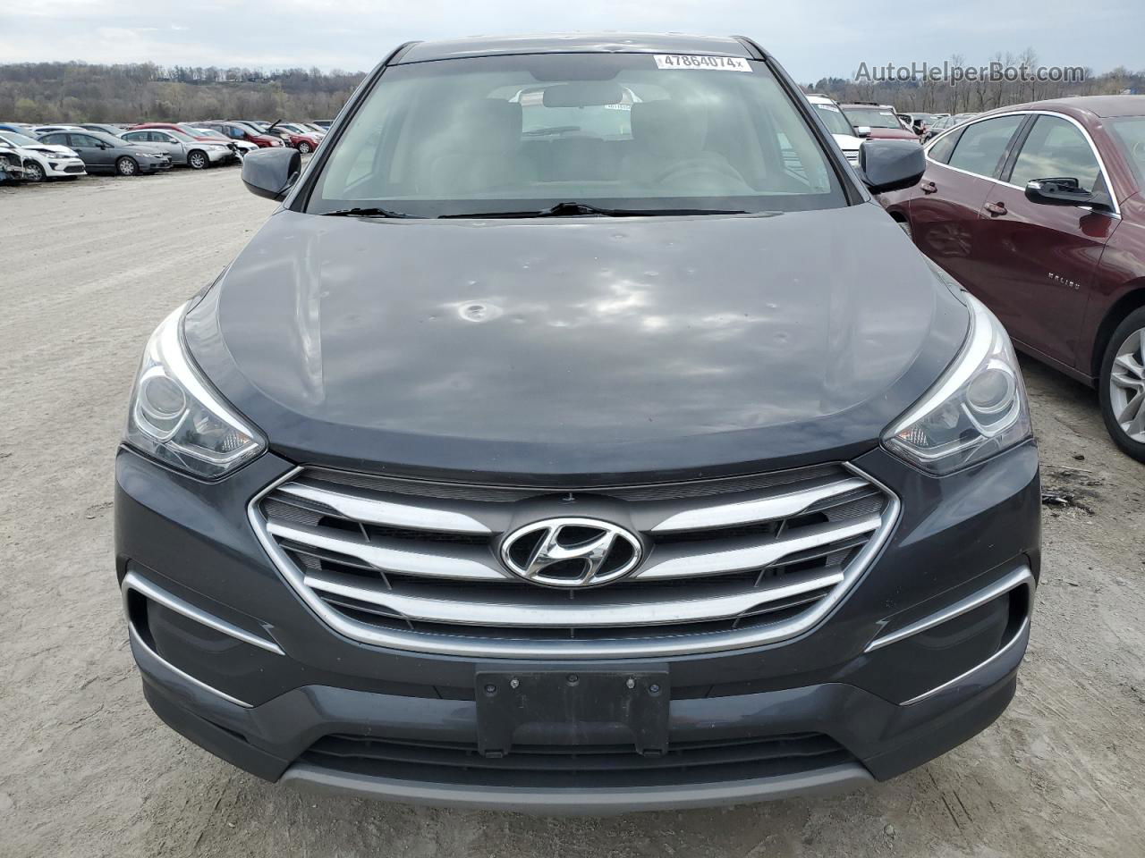 2018 Hyundai Santa Fe Sport  Gray vin: 5XYZT3LB6JG562042