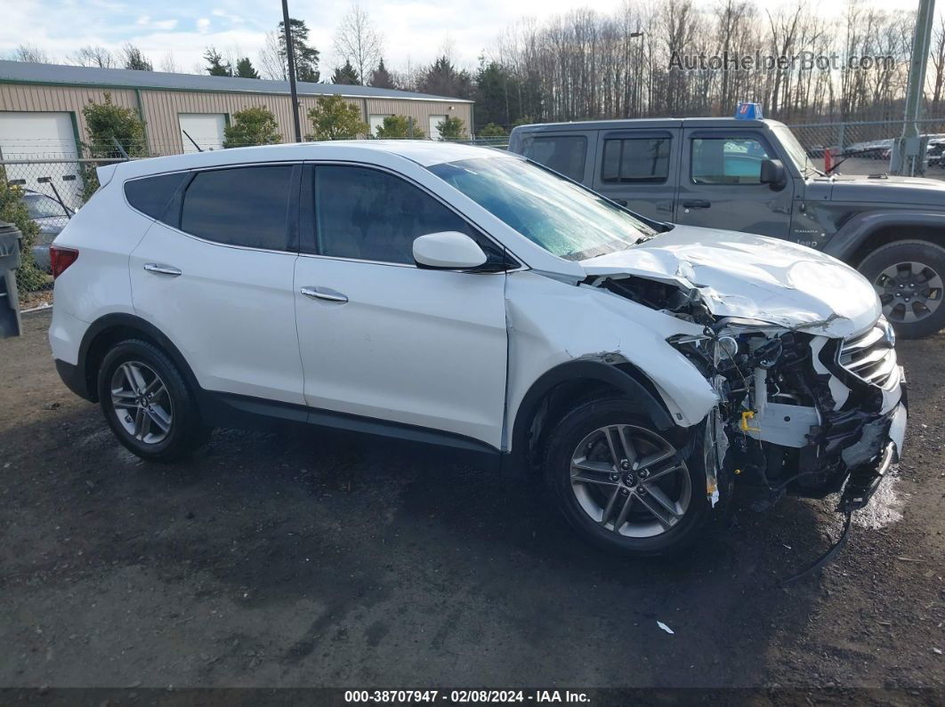 2018 Hyundai Santa Fe Sport 2.4l White vin: 5XYZT3LB6JG563045