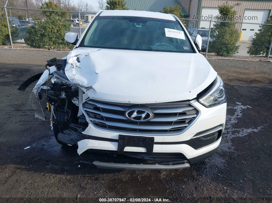 2018 Hyundai Santa Fe Sport 2.4l Белый vin: 5XYZT3LB6JG563045