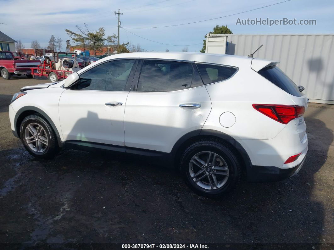 2018 Hyundai Santa Fe Sport 2.4l White vin: 5XYZT3LB6JG563045