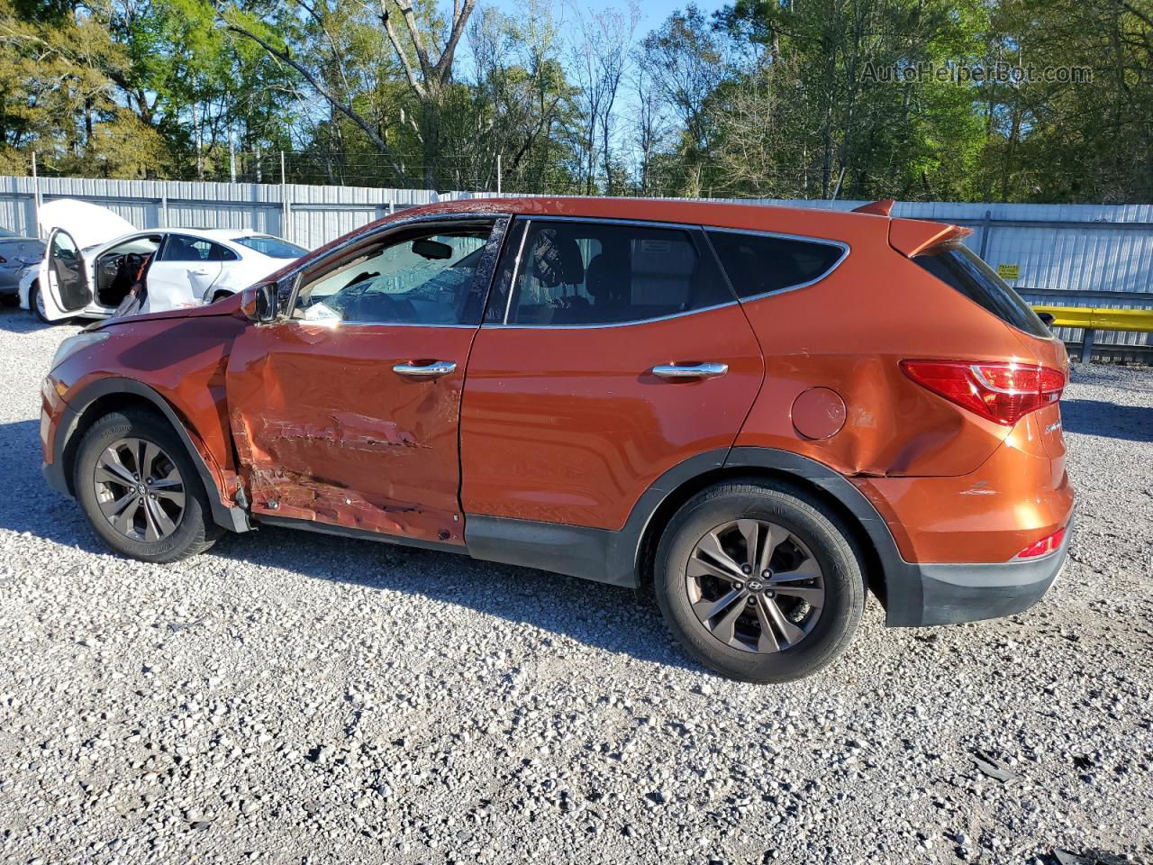 2013 Hyundai Santa Fe Sport  Orange vin: 5XYZT3LB7DG005662