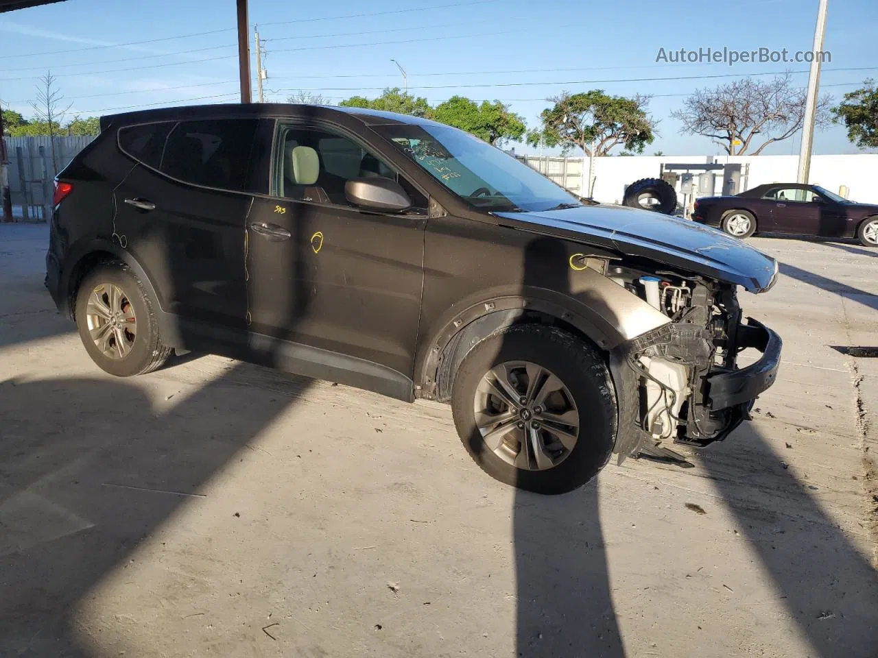 2014 Hyundai Santa Fe Sport  Gray vin: 5XYZT3LB7EG144725