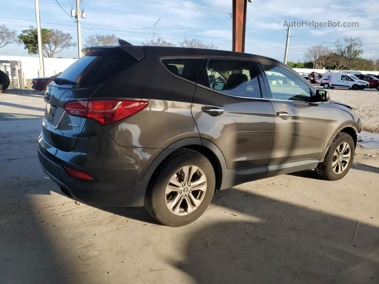 2014 Hyundai Santa Fe Sport  Gray vin: 5XYZT3LB7EG144725