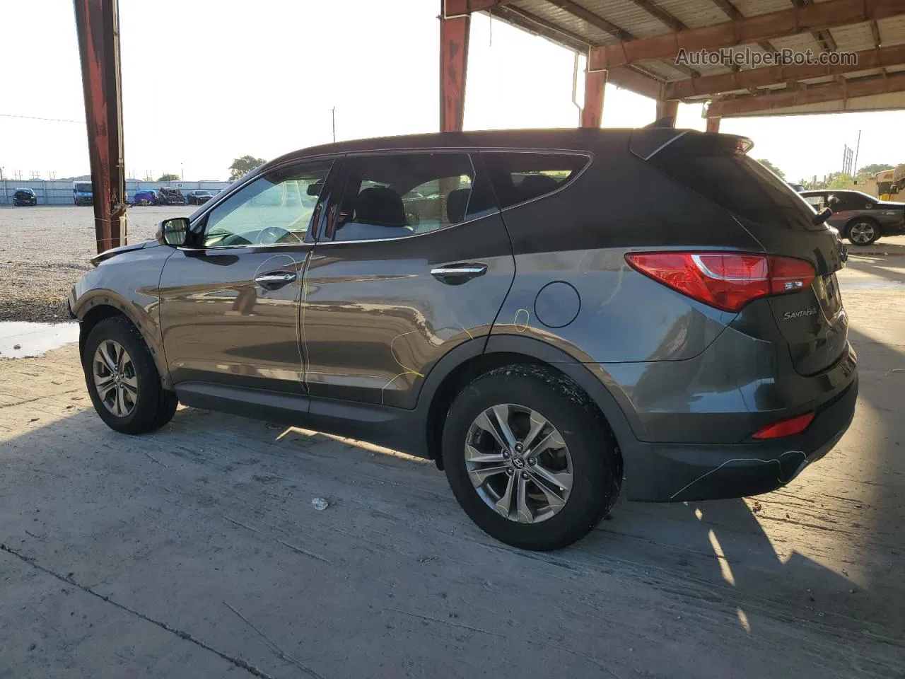 2014 Hyundai Santa Fe Sport  Gray vin: 5XYZT3LB7EG144725