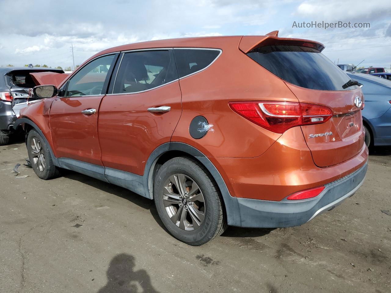 2015 Hyundai Santa Fe Sport  Orange vin: 5XYZT3LB7FG252344